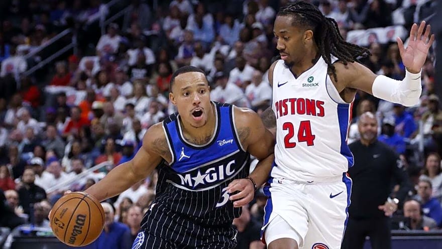 Shooting woes sink Magic as Pistons even up series in G2