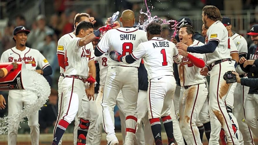 New season, different start for Braves seeking sweep of Royals