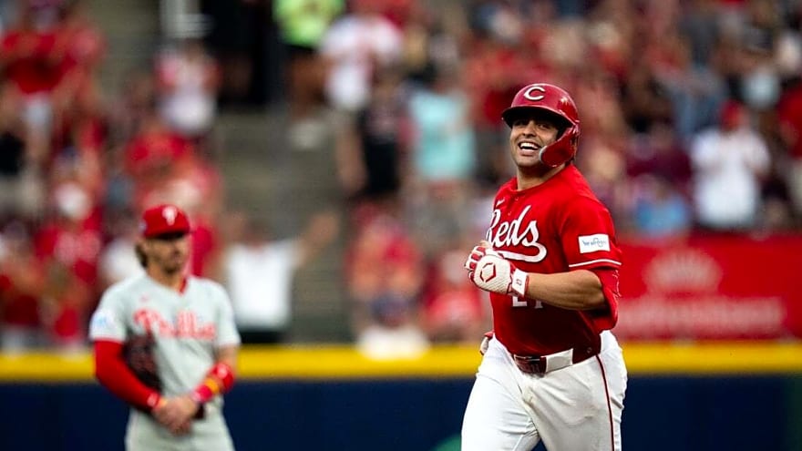 Reds' Sal Stewart eager to continue power surge in clash vs. Phillies