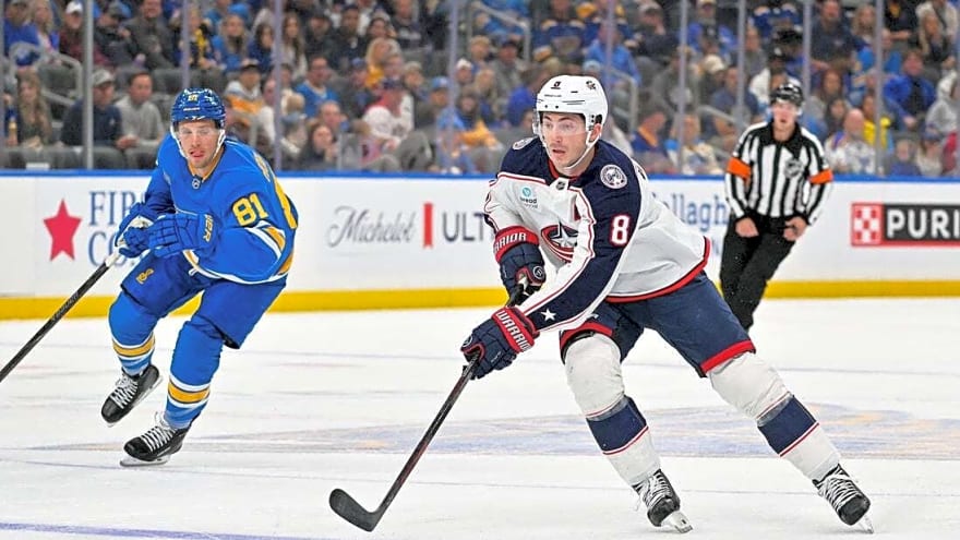 Blue Jackets try to build on success with road game vs. Wild