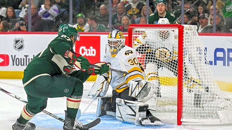 Kirill Kaprizov, Wild overcome slow start to blow past Bruins