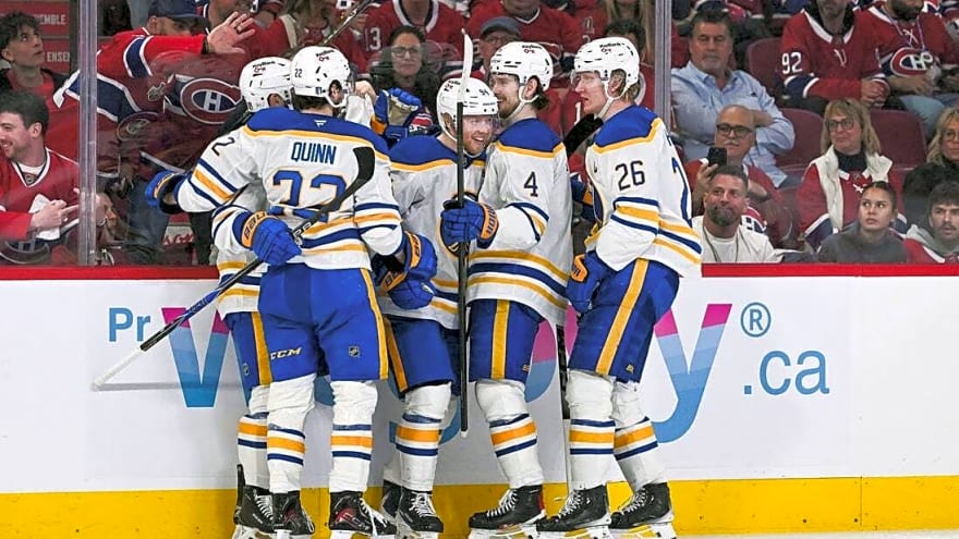 Sabres scores 7 straight goals, force Game 7 vs. Canadiens