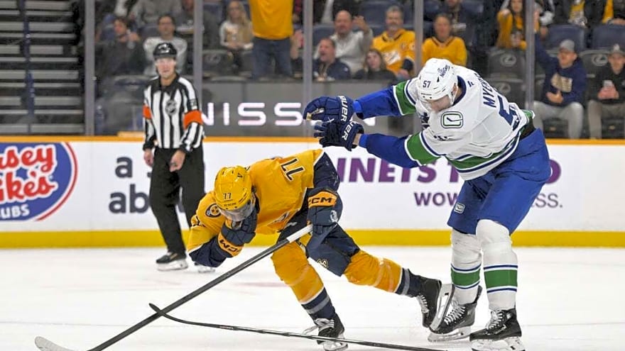 Brock Boeser&#39;s late OT goal boosts Canucks over Predators