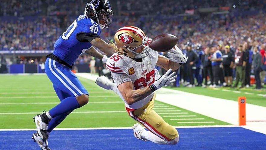 49ers TE George Kittle (ankle) likely out against Bears