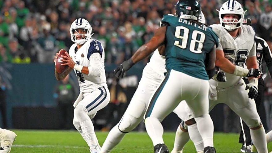 Dak Prescott (3 TDs), Cowboys hand Eagles' fifth straight loss