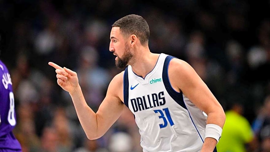 Klay Thompson eclipses 17,000 career points as Mavs roll past Jazz
