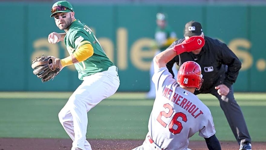 Nick Kurtz's grand slam propels A's past Cardinals