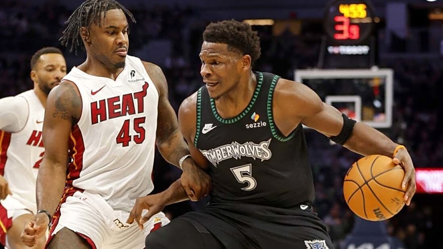 Timberwolves' strong second half keeps Heat at bay for win