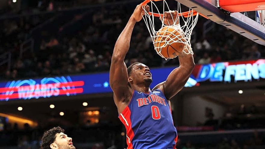 Jalen Duren, Pistons hand Wizards 13th straight loss