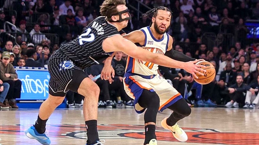 Magic F Franz Wagner (leg) injured vs. Knicks