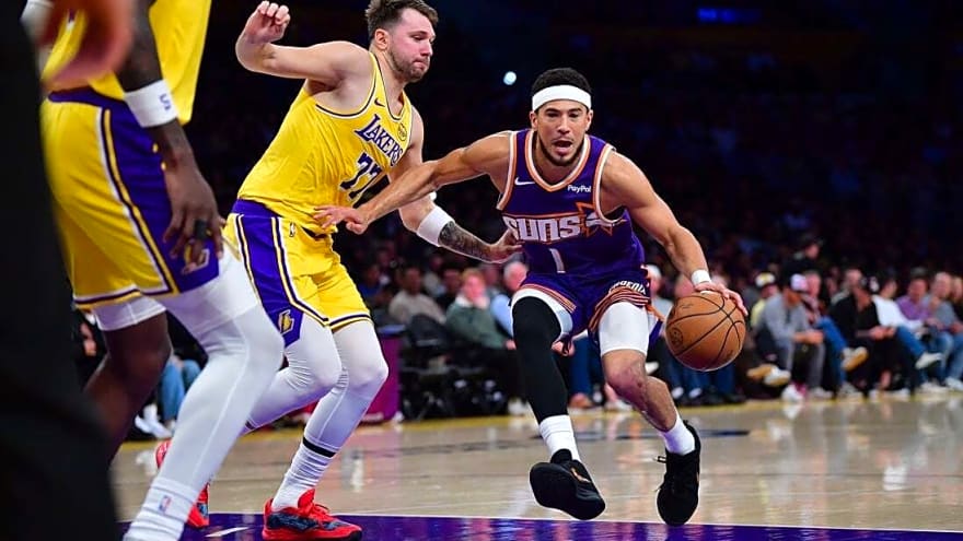 Suns G Devin Booker (groin) exits game vs. Lakers