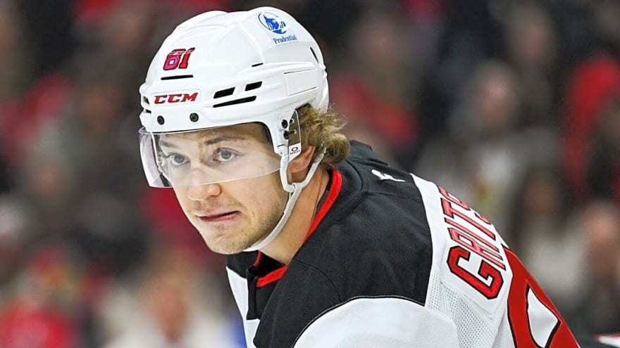 Devils F Arseny Gritsyuk to have season-ending surgery