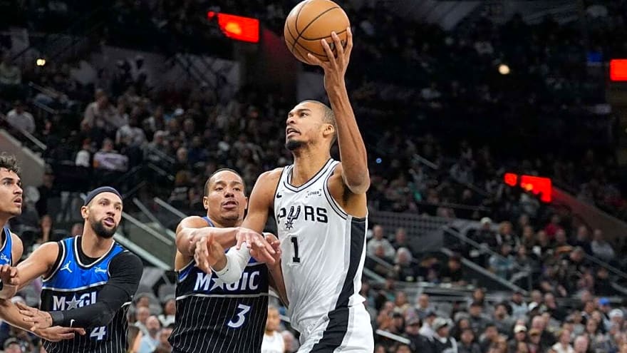No rest, no problem for Victor Wembanyama, Spurs in win over Magic