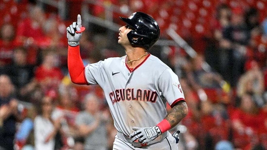 Brayan Rocchio, Guardians outslug Cards despite Jordan Walker's 8th HR