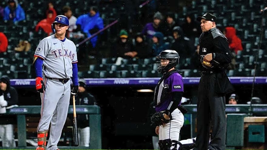 Rockies vie for rare series win at home as injury-plagued Rangers await rematch