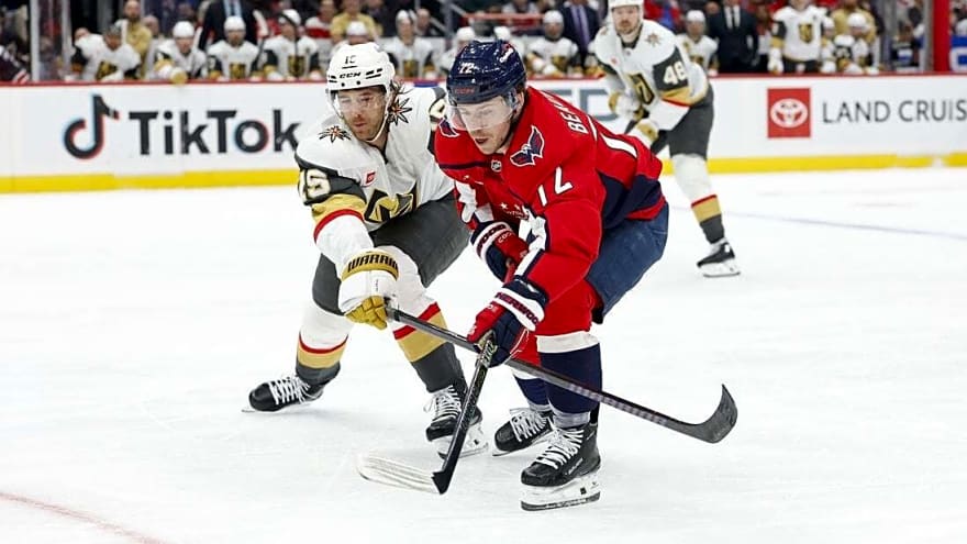 Pierre-Luc Dubois scores twice as Capitals edge Golden Knights