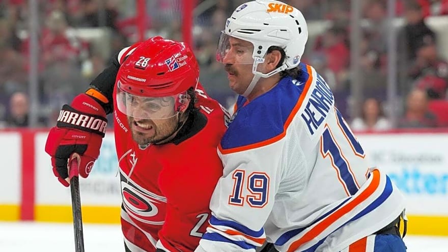 Canes rally, but Oilers prevail on Leon Draisaitl&#39;s OT goal