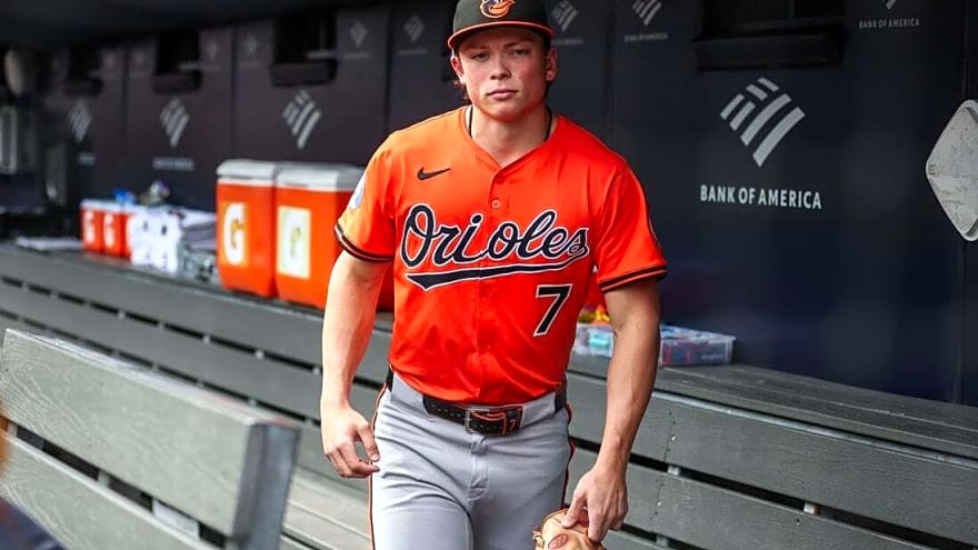 Orioles' Jackson Holliday (hand) likely out weeks after Opening Day