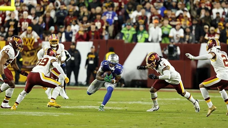 Commanders LB Frankie Luvu suspended for third hip-drop tackle violation