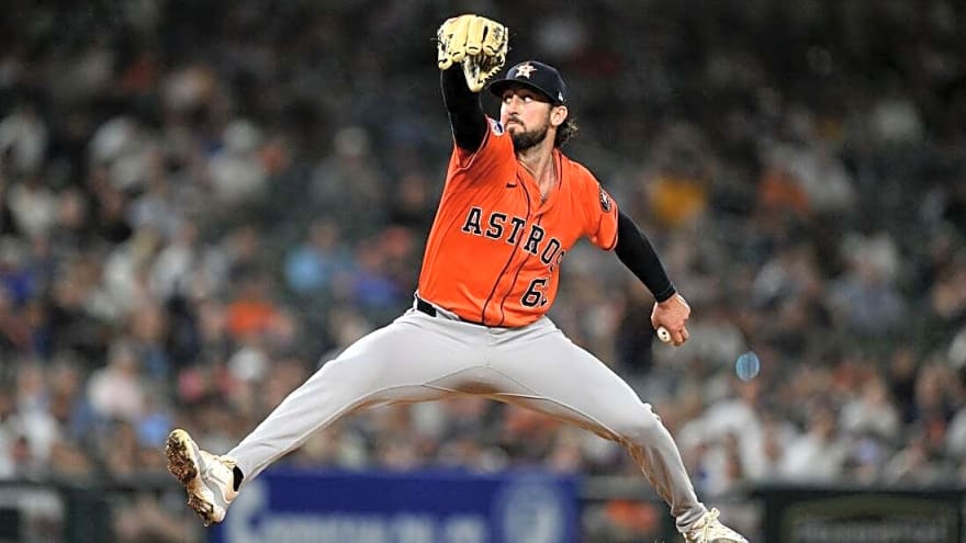 Astros place LHP Bennett Sousa (elbow) on injured list