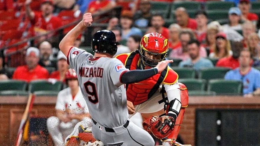 Cardinals complete comeback vs. Guardians in extra-inning thriller
