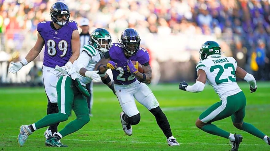 Derrick Henry, Ravens get past Jets for fifth straight win