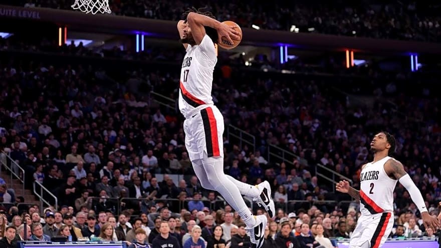 New injury discovered for Trail Blazers G Shaedon Sharpe (fibula)