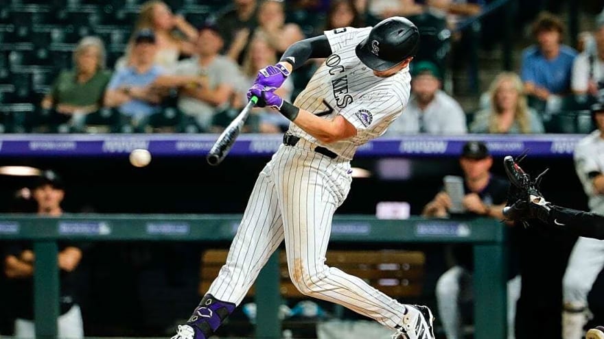 TJ Rumfield drives in four to lift Rockies past Reds