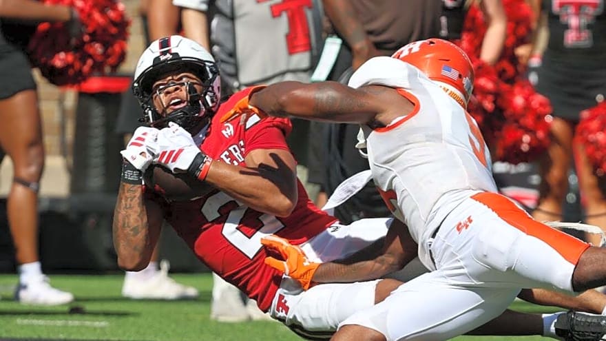 Austin Romaine's pair of pick 6s lead No. 11 Texas Tech to blowout win