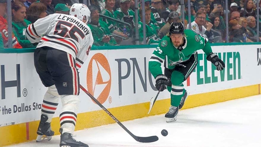 Stars eager to end skid in matchup vs. scuffling Blackhawks