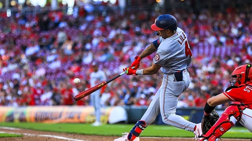 Daylen Lile thriving in homecoming as Nationals take on Reds