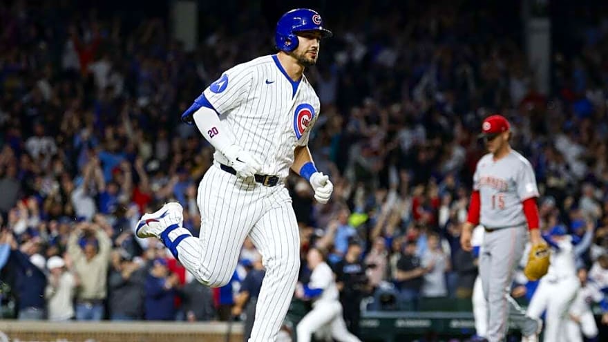 Cubs carry 9-game win streak into opener vs. slumping Rangers