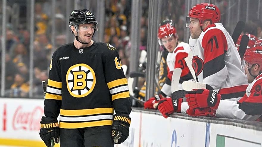 Bruins put home winning streak on line against &#39;Canes