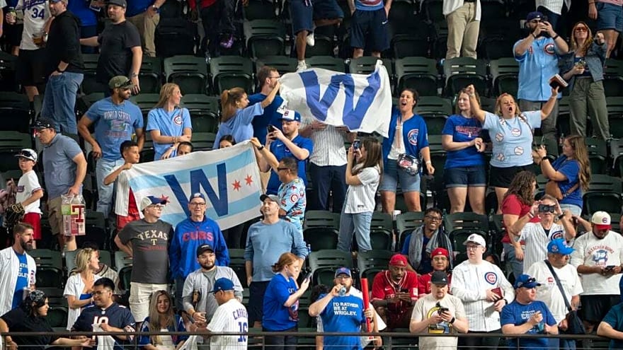 Rangers and Cubs, heading in opposite directions, face off in Texas