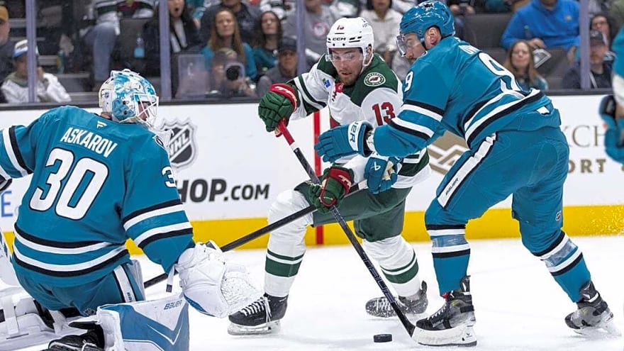 Sharks sweep season series from Wild, final win occurs in SO