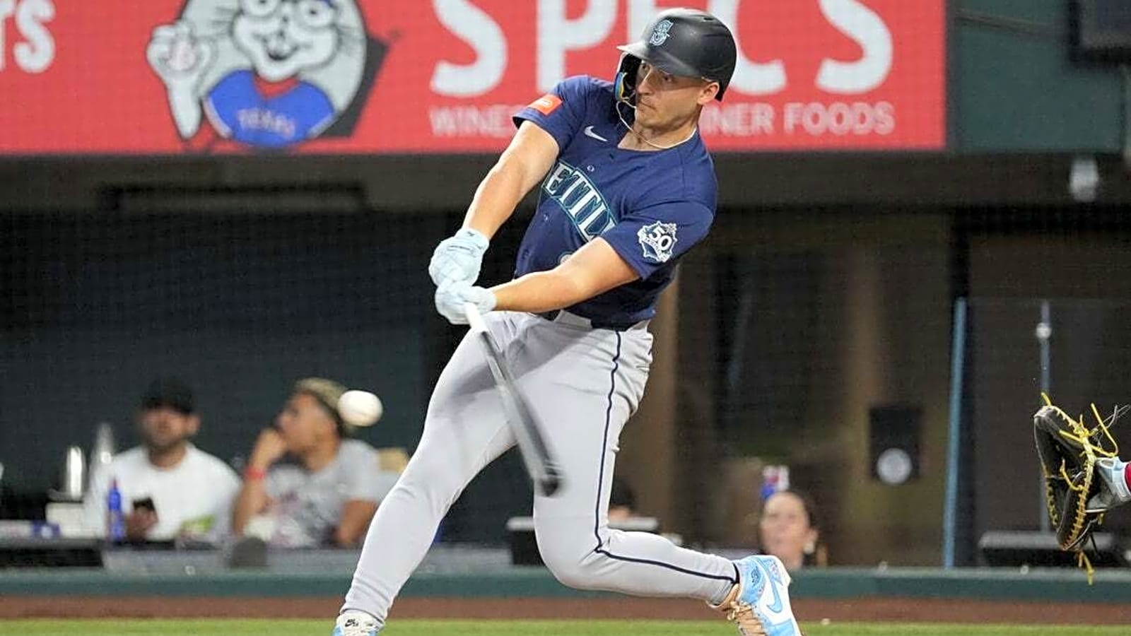 Dominic Canzone, Mariners seek series split against Rangers