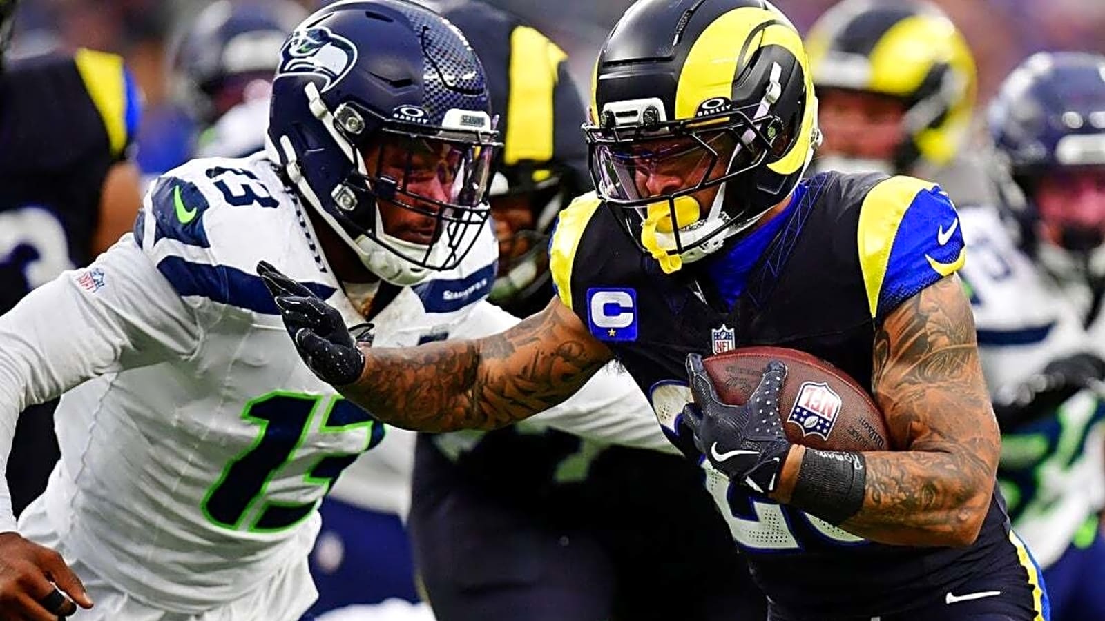 Rams use four interceptions to win showdown with Seahawks