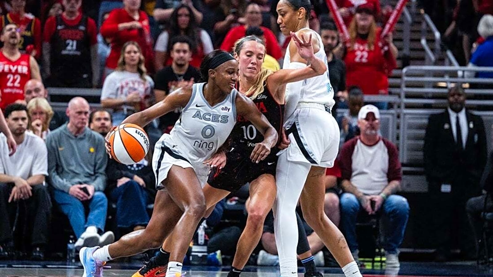 Aces out to &#39;take care of business&#39; in Game 4 vs. Fever