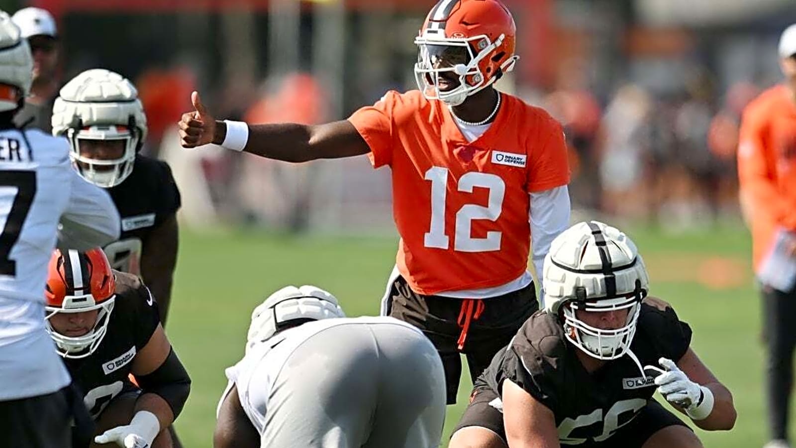 Browns QB Shedeur Sanders held out of practice with arm soreness