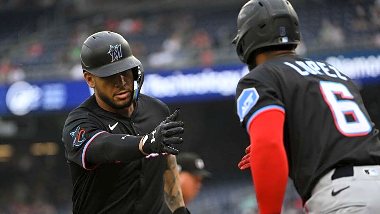 On long night in D.C., Marlins hand Nats 6th straight loss