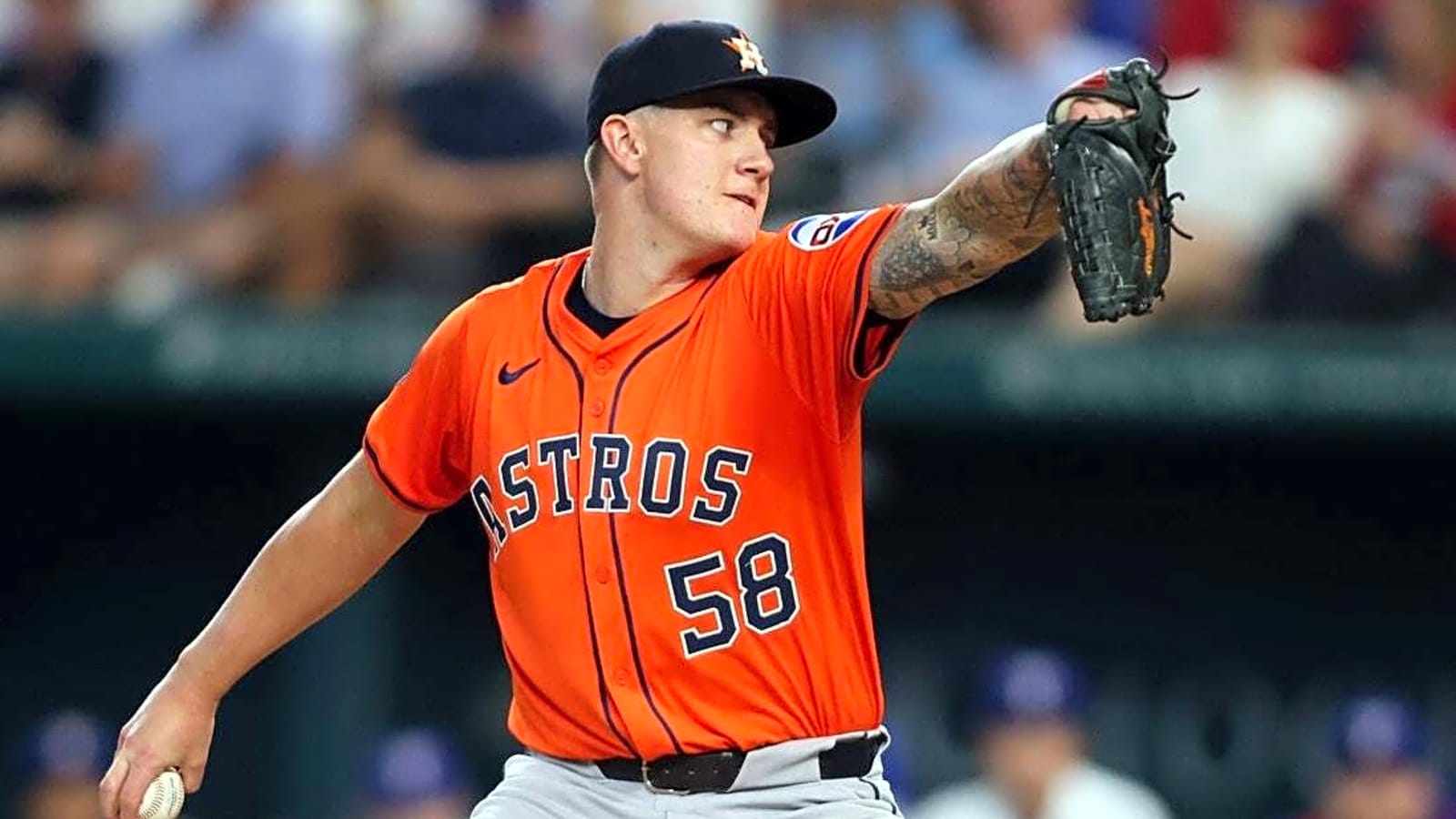 Offensive outburst backs Hunter Brown as Astros rout Rangers