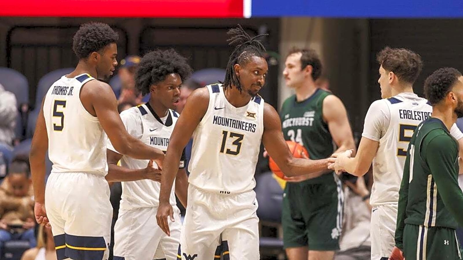 West Virginia smothers Mercyhurst in wire-to-wire win