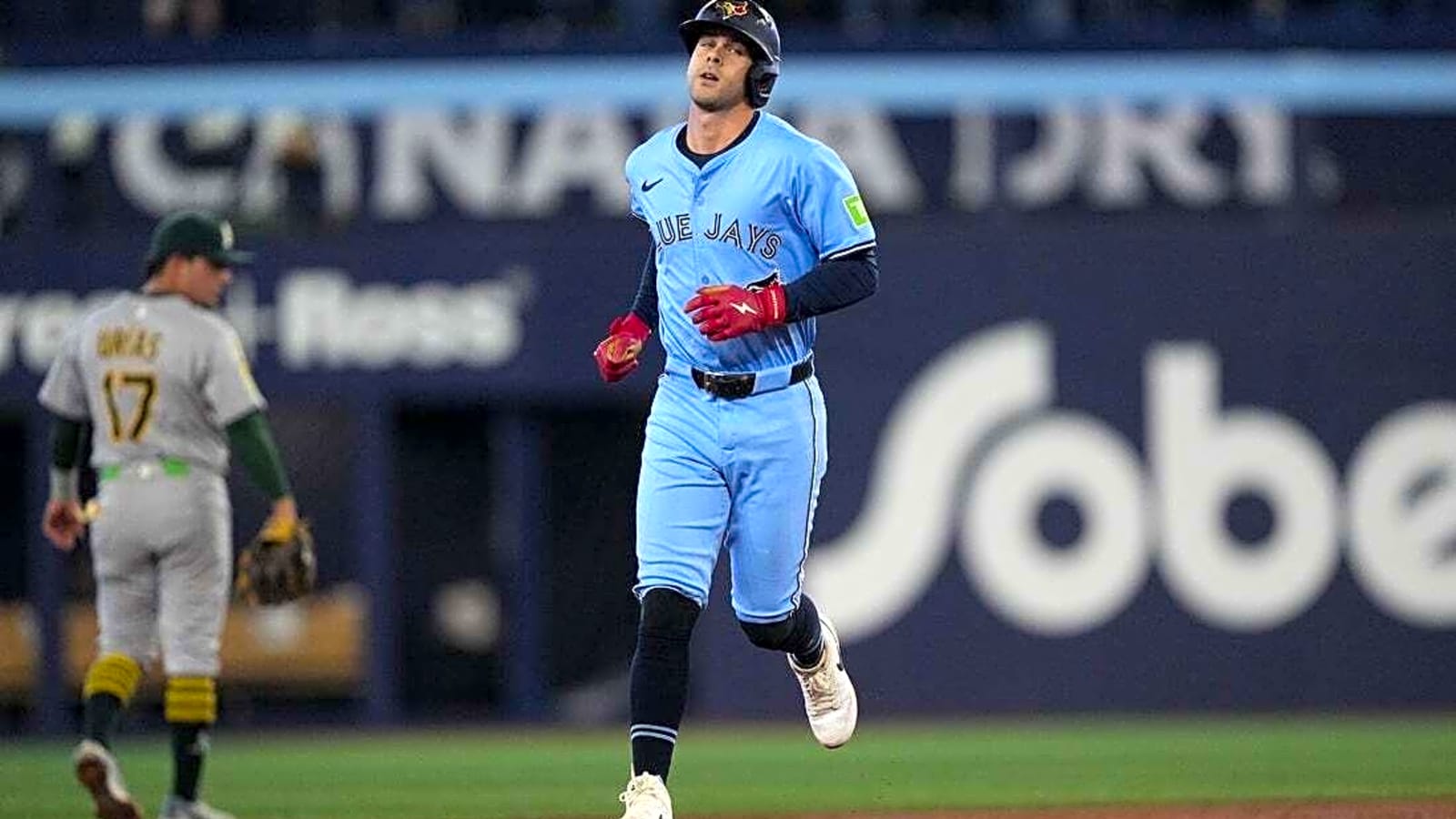 Eight-run second inning propels Blue Jays past Athletics