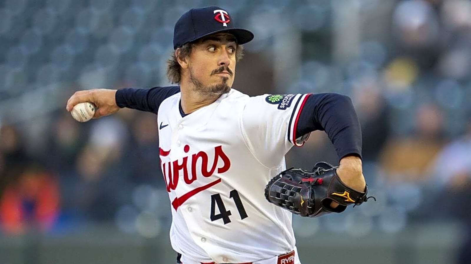 Twins ace Joe Ryan leaves after nine pitches Sunday