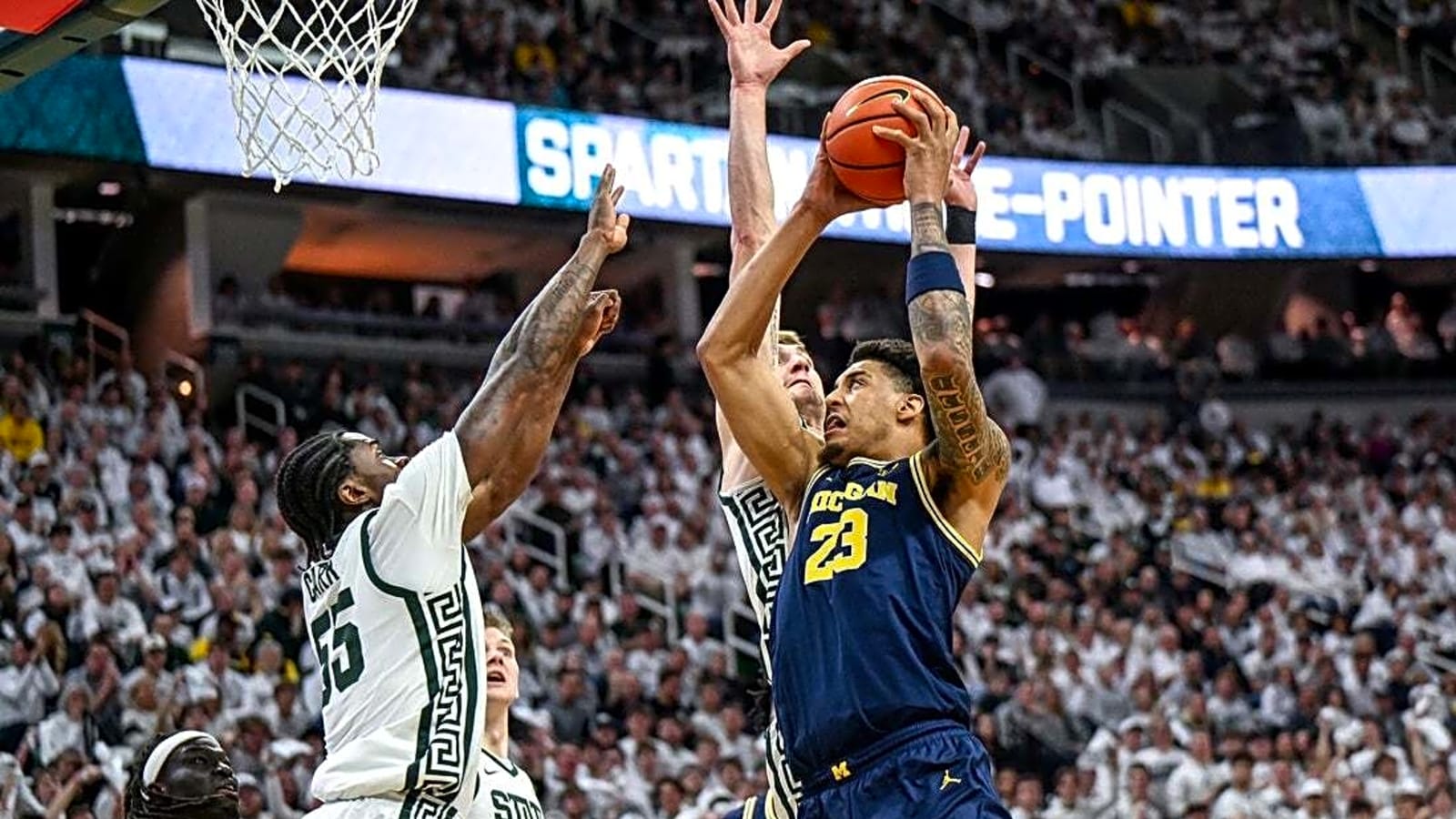 No. 3 Michigan tops No. 7 Michigan State to grab Big Ten lead