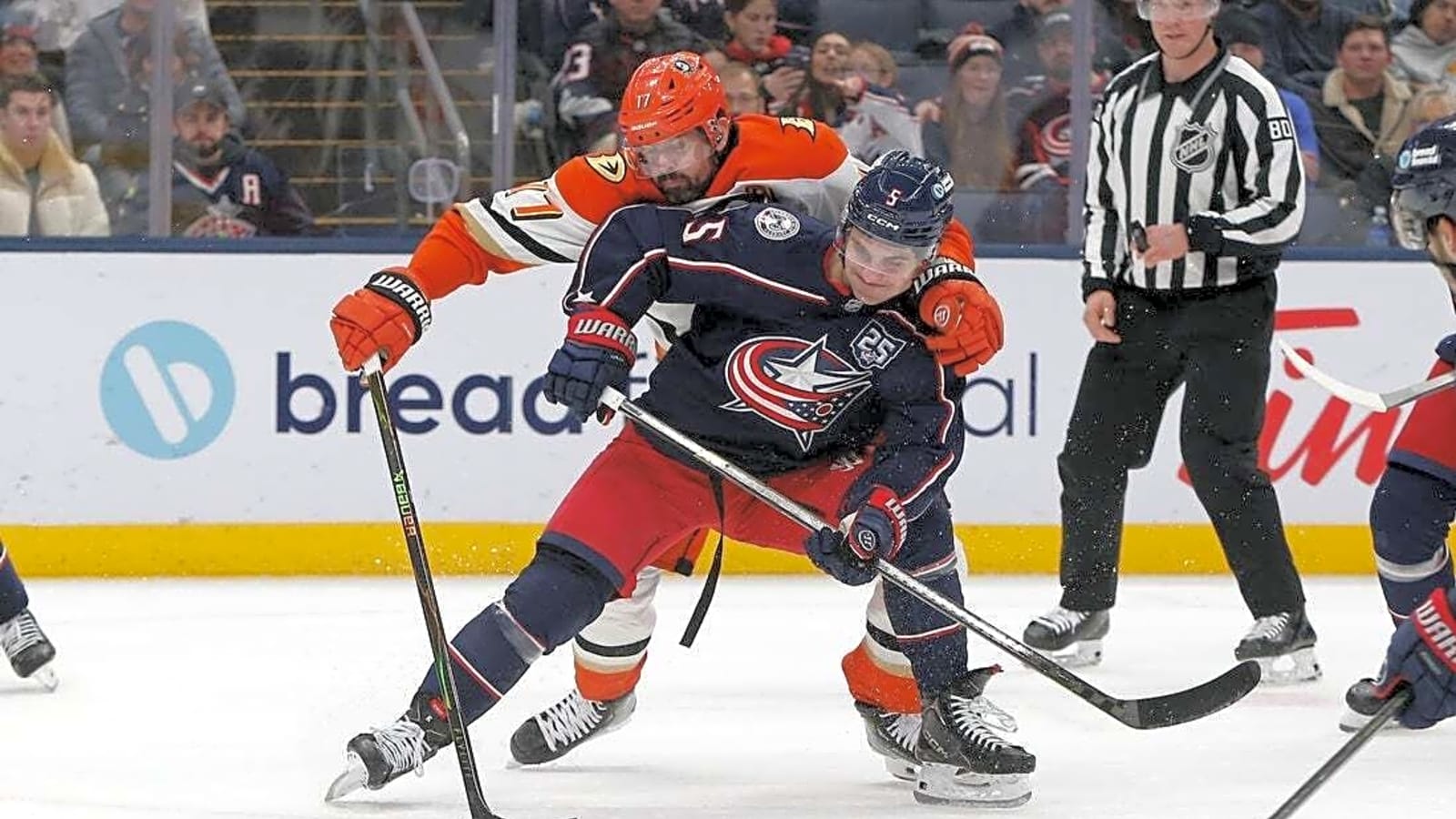 Adam Fantilli's OT goal leads Blue Jackets past Ducks