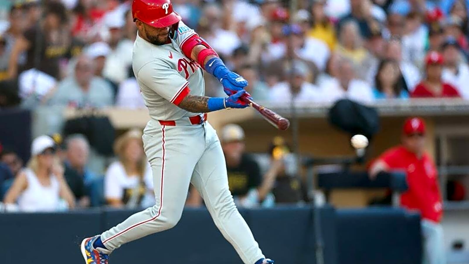 Phillies beat Red Sox in 10th on walk-off catcher&#39;s interference