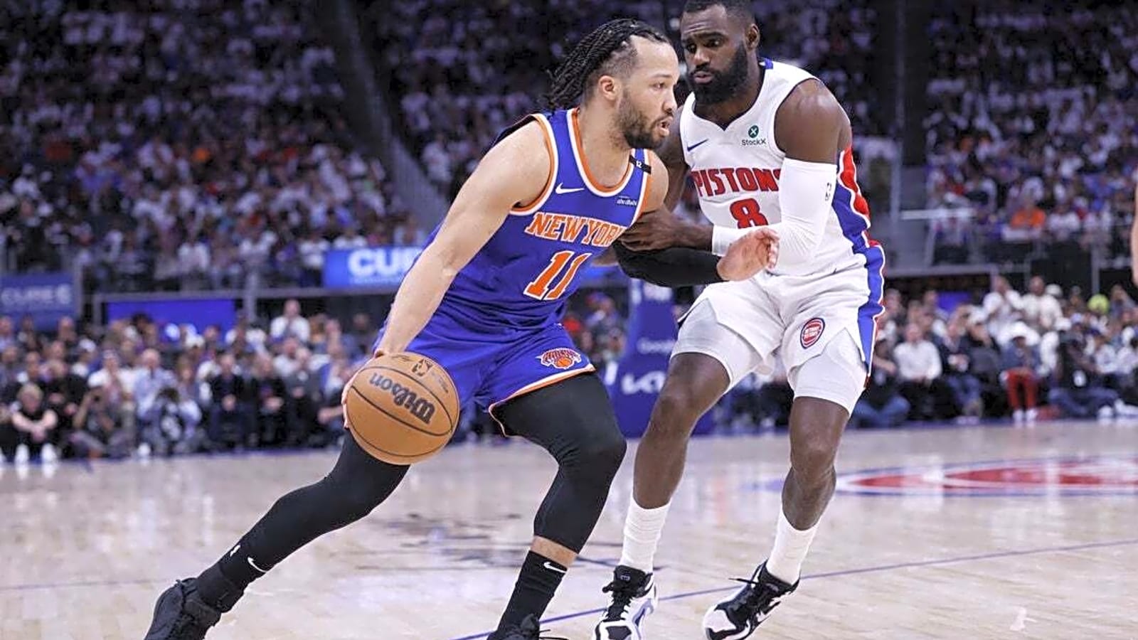 Knicks&#39; Jalen Brunson hits late trey, seals series vs. Pistons