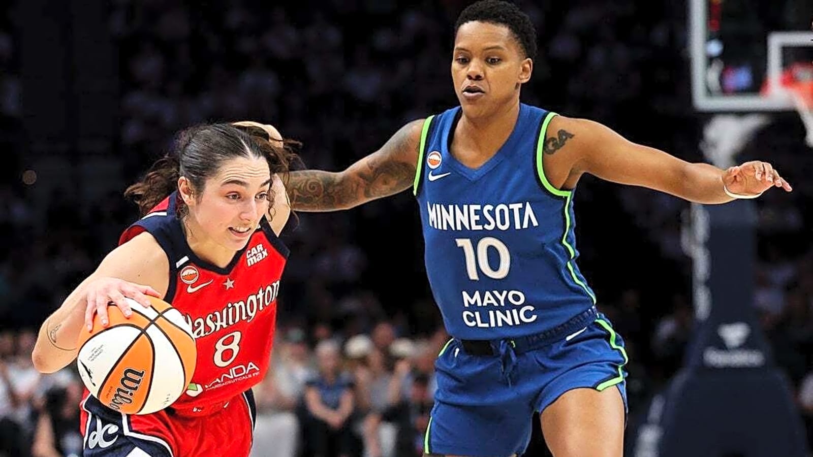 Strong finish carries Mystics to upset of league-best Lynx