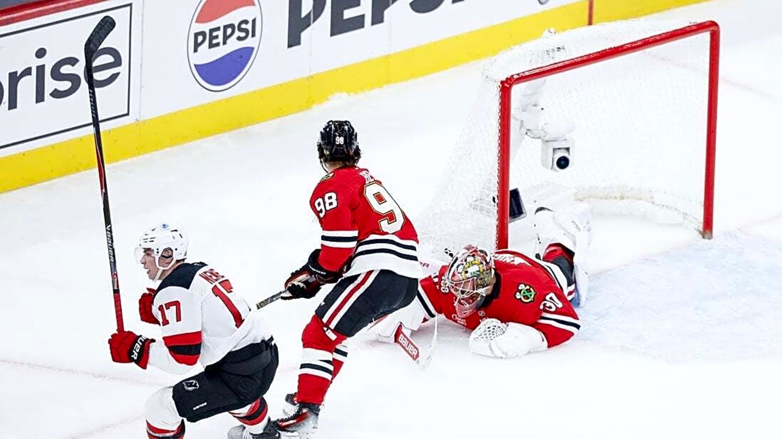 Devils' Simon Nemec completes hat trick in OT to beat Blackhawks
